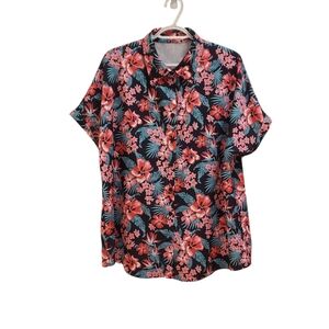 Lomon Floral XL Short Sleeve Shirt